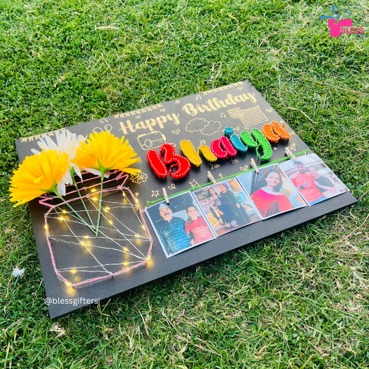 Personalized Birthday String Art – A Heartfelt Gift for Brother
