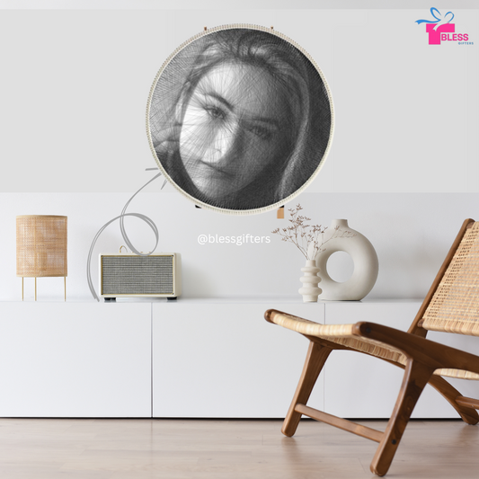 Personalized String Art Portrait - DIY Wall Art Handmade Gift