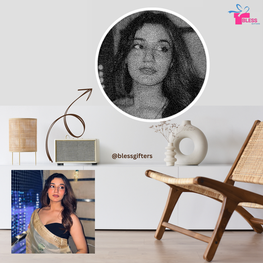 Custom String Art Portrait: Emotional Raksha Bandhan Gift for Sister