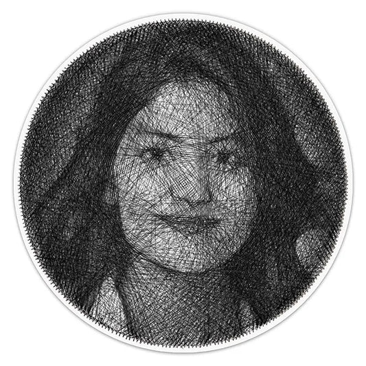String Art Portrait for Gift: Threads of Identity