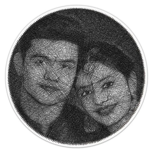 Collaged Portrait String Buy String Art Portrait Online at Best Price in India – BlessGifters