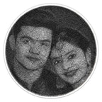Amazing Custom String Art Portrait For Your Love/Couple