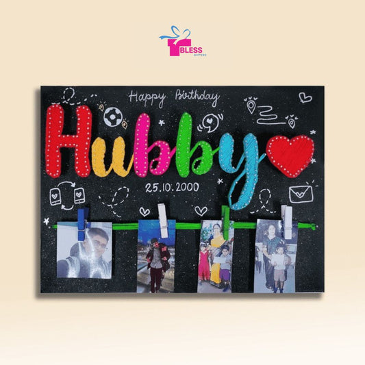 Birthday Name Plate for Your Hubby (Husband)