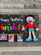 Birthday String Art Nameplate With Nobita Cartoon, Amazing Gift for Your Brother