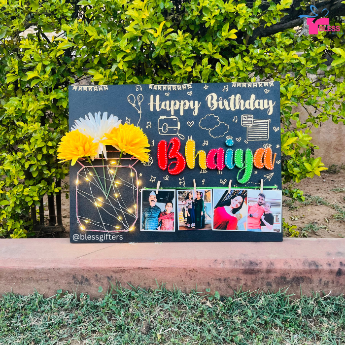 Personalized Birthday String Art – A Heartfelt Gift for Brother