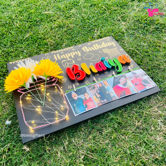 Personalized Birthday String Art – A Heartfelt Gift for Brother
