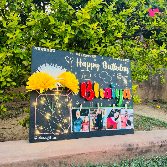 Personalized Birthday String Art – A Heartfelt Gift for Brother