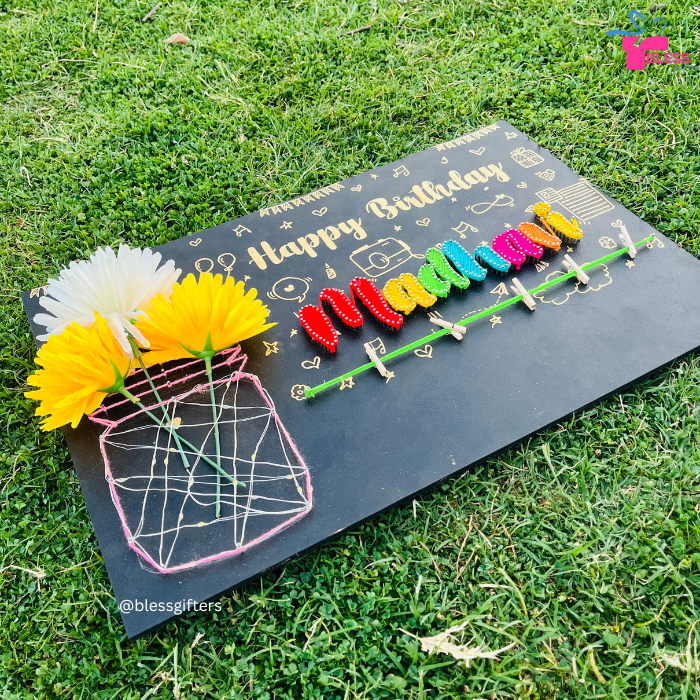 Personalized Birthday String Art – A Heartfelt Gift for Brother