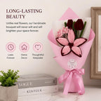 Blush Butterfly Bloom Bouquet – Romantic Handmade Floral Gift