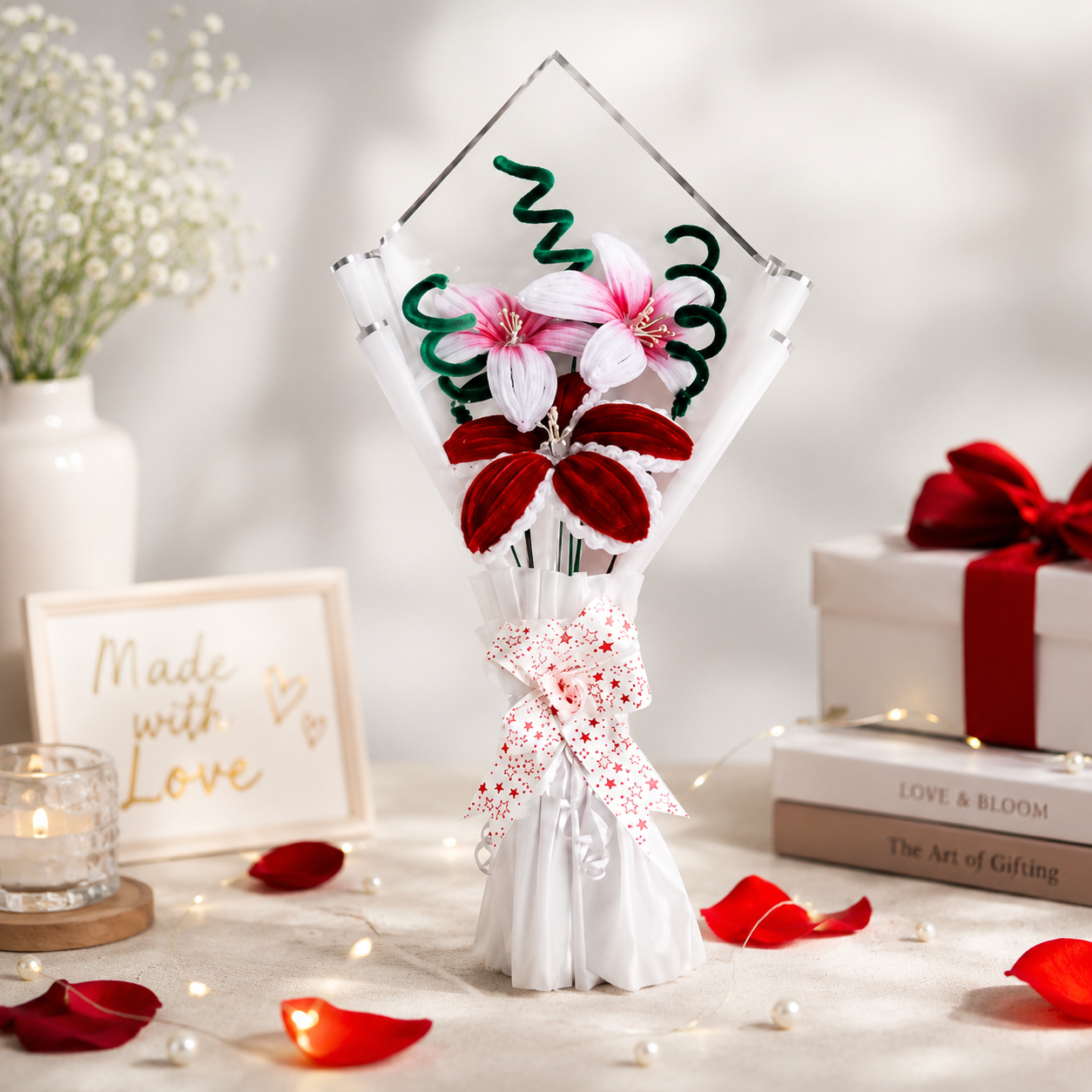 Blush Petal Mini Bouquet