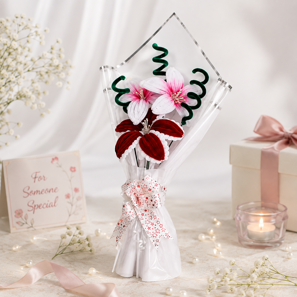 Blush Petal Mini Bouquet