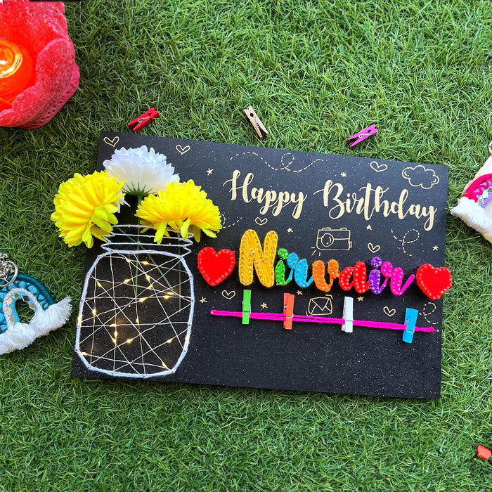 Bright Wishes: Happy Birthday String Art Gift