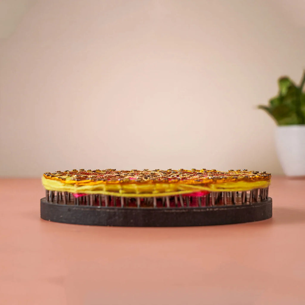 Colorful Lamp (Deepak) Holder for Diwali Poojan
