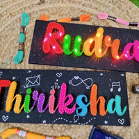 Handmade Stringed Name Plates : Personalized Elegance