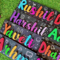 Handmade Stringed Name Plates : Personalized Elegance