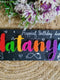 Handmade Stringed Name Plates : Personalized Elegance