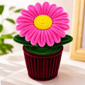Daisy Flower Cup for Desk & Living Room Decor