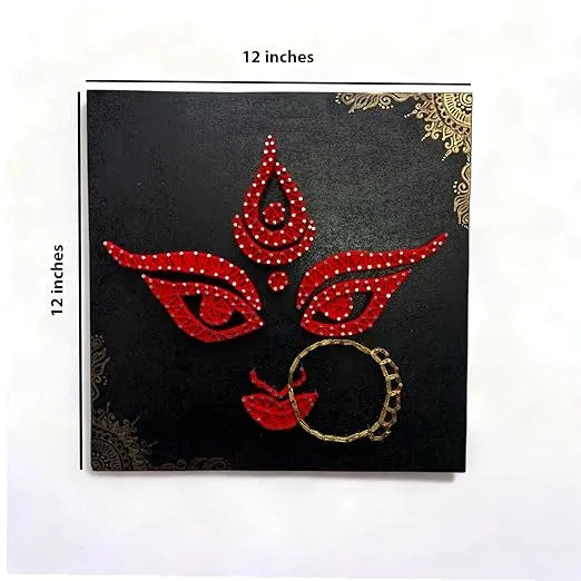 Durga Devi String Art For Diwali Decoration