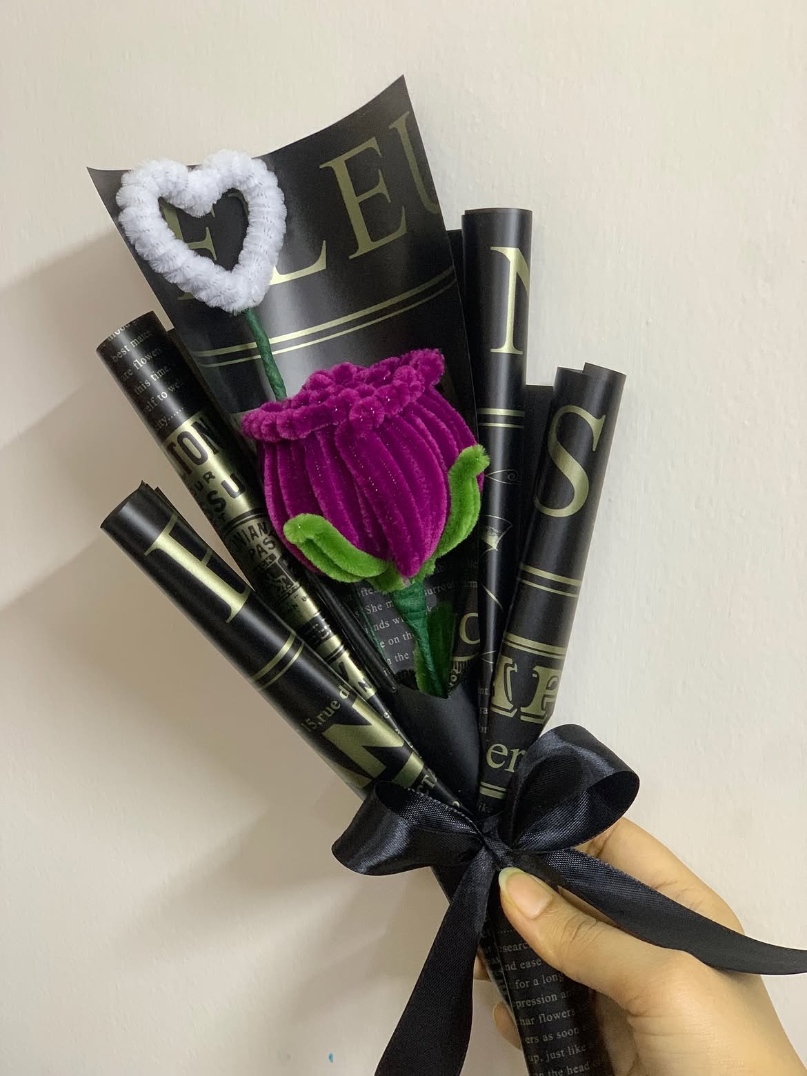 Forever Purple Love Bouquet - Unique Gift for Her