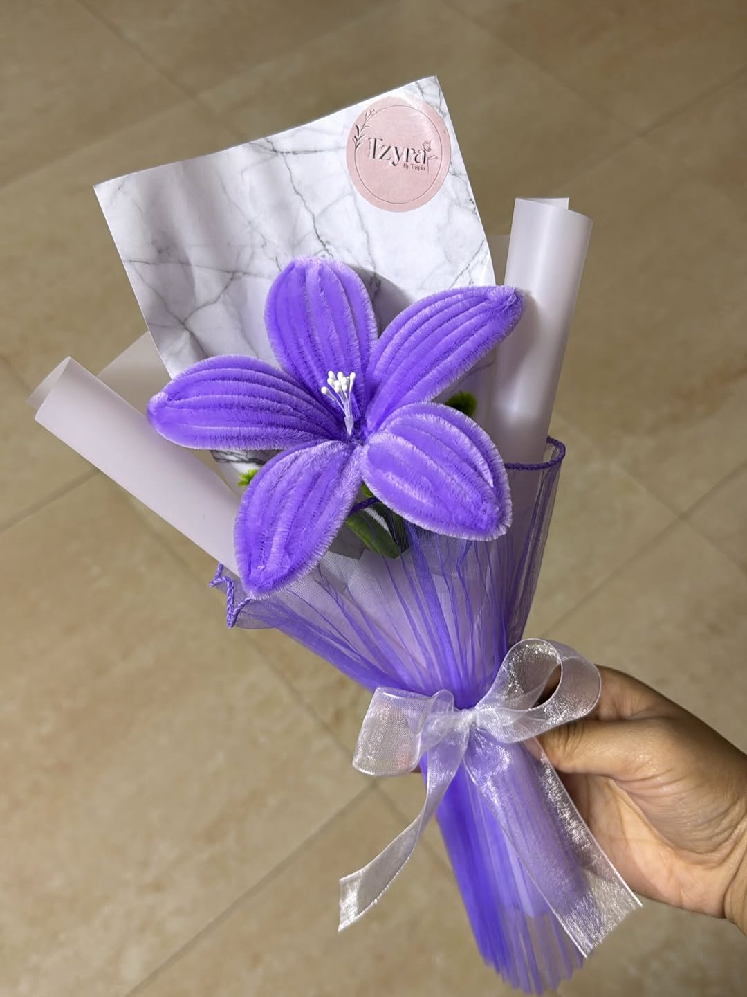 Charming Purple Lily Flower