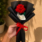 Handmade Crochet Rose Bouquet