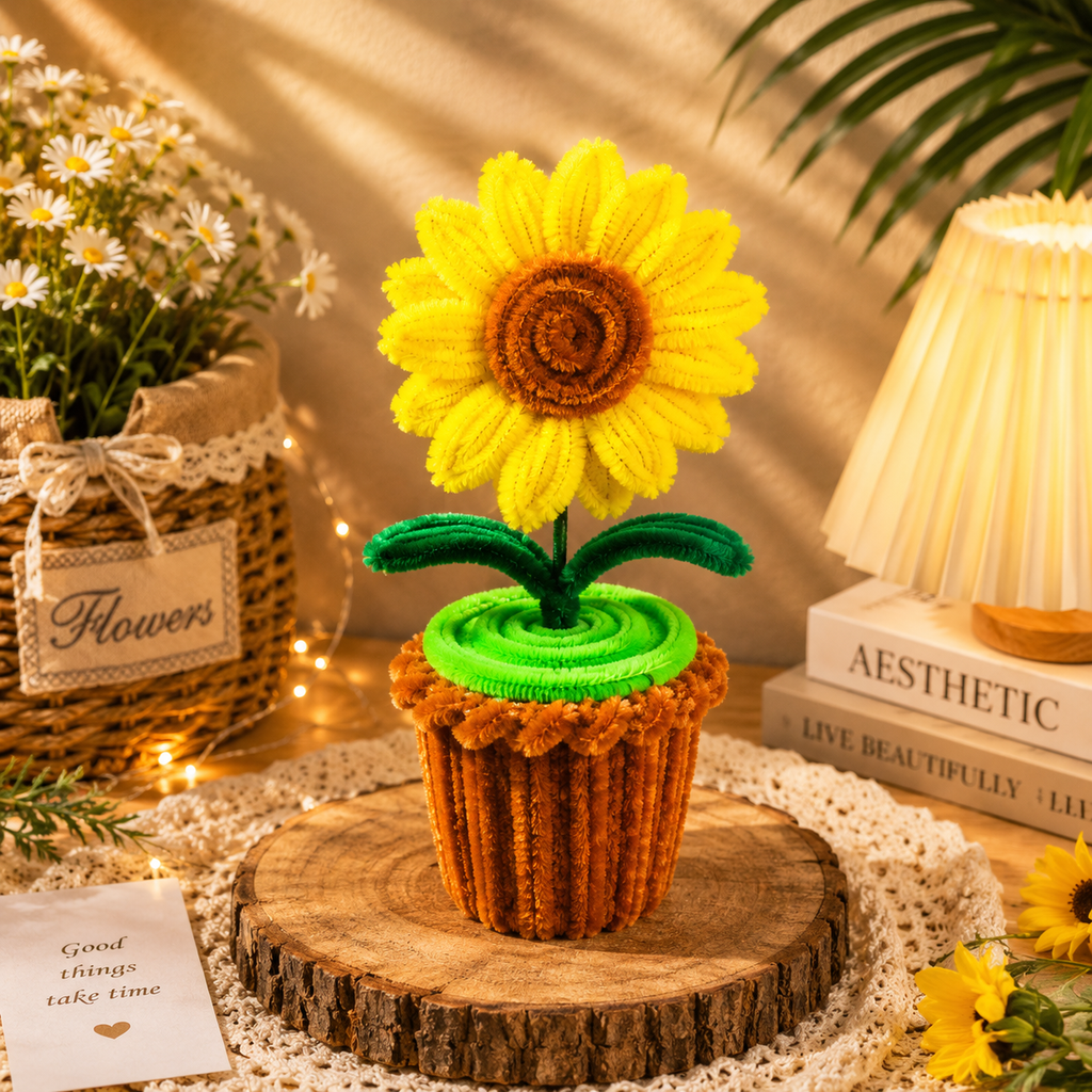 Handmade Daisy Floral Cup - Perfect for Decor