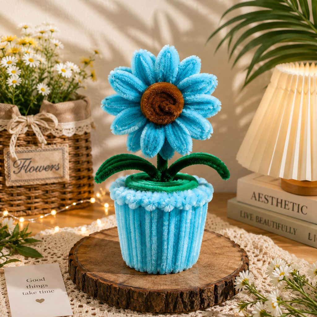 Handmade Daisy Floral Cup - Perfect for Decor