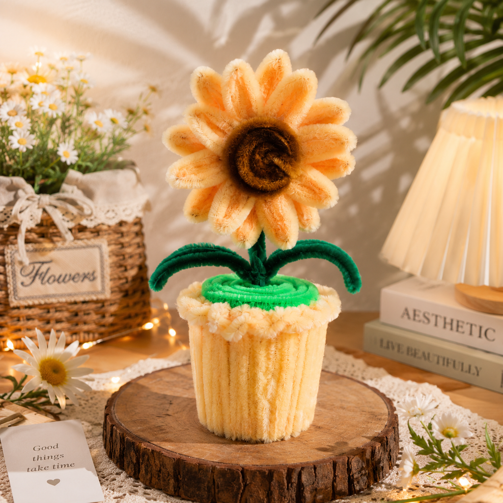 Handmade Daisy Floral Cup - Perfect for Decor