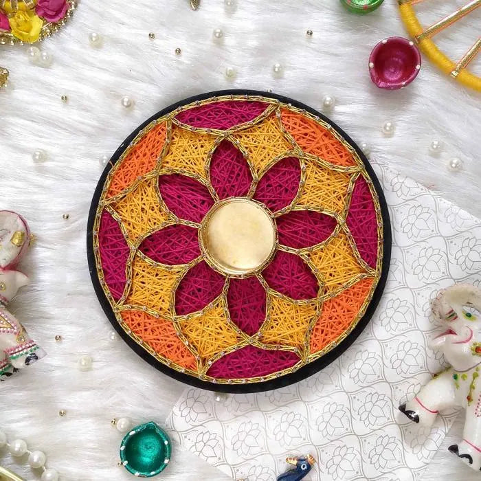 Handmade String Art Deepak for Diwali Poojan – BlessGifters