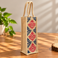 Jute Water Bottle And Wine Carry Bag , 1.5 Ltr / Set of 3