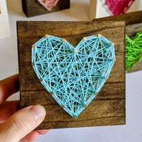 Multi Color Heart Shape String Art Gift for Your Love