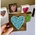 Multi Color Heart Shape String Art Gift for Your Love, Set of 5 Pieces
