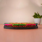 Multi Colorful String Art Tealight Holder