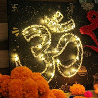 OM and Shubh-Labh Gift Items With Lighting For Diwali Decoration