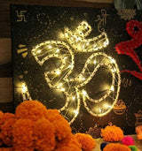 OM and Shubh-Labh Gift Items With Lighting For Diwali Decoration
