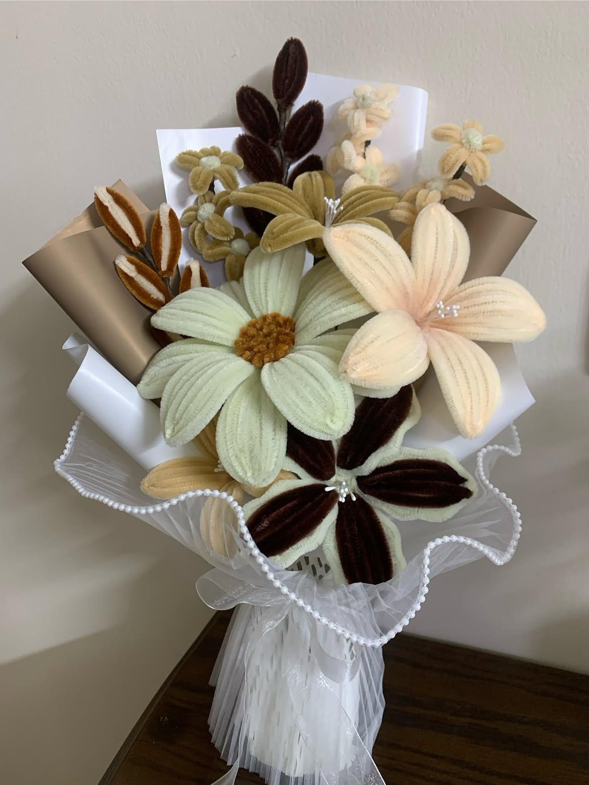 Pastel Garden Handmade Flower Bouquet