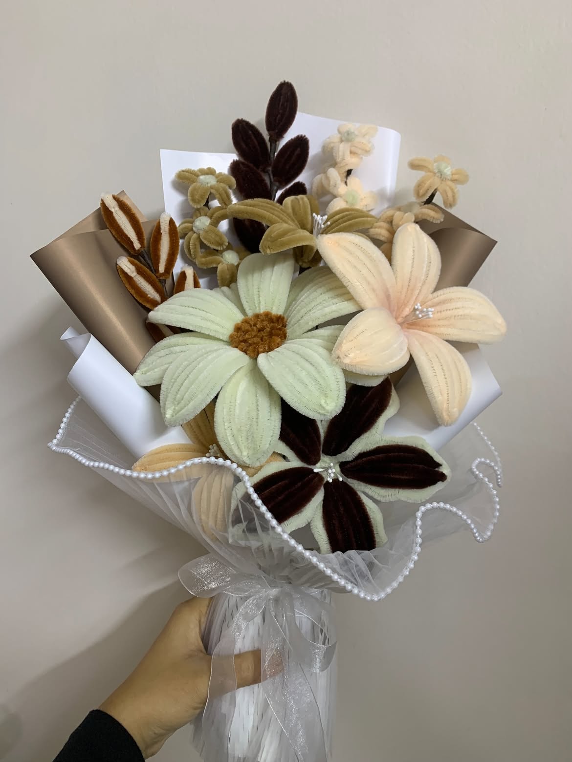 Pastel Garden Handmade Flower Bouquet