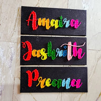 Personalized Rainbow String Art Name Boards