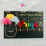 Meri Pyari Behna – Custom String Art Nameplate For Raksha Bandhan