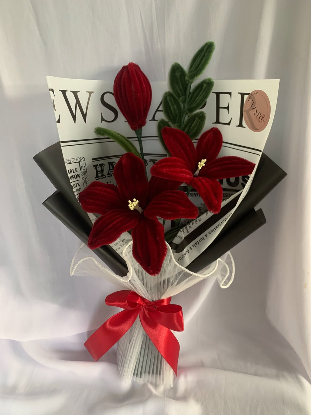 Red Lily Forever Love Bouquet