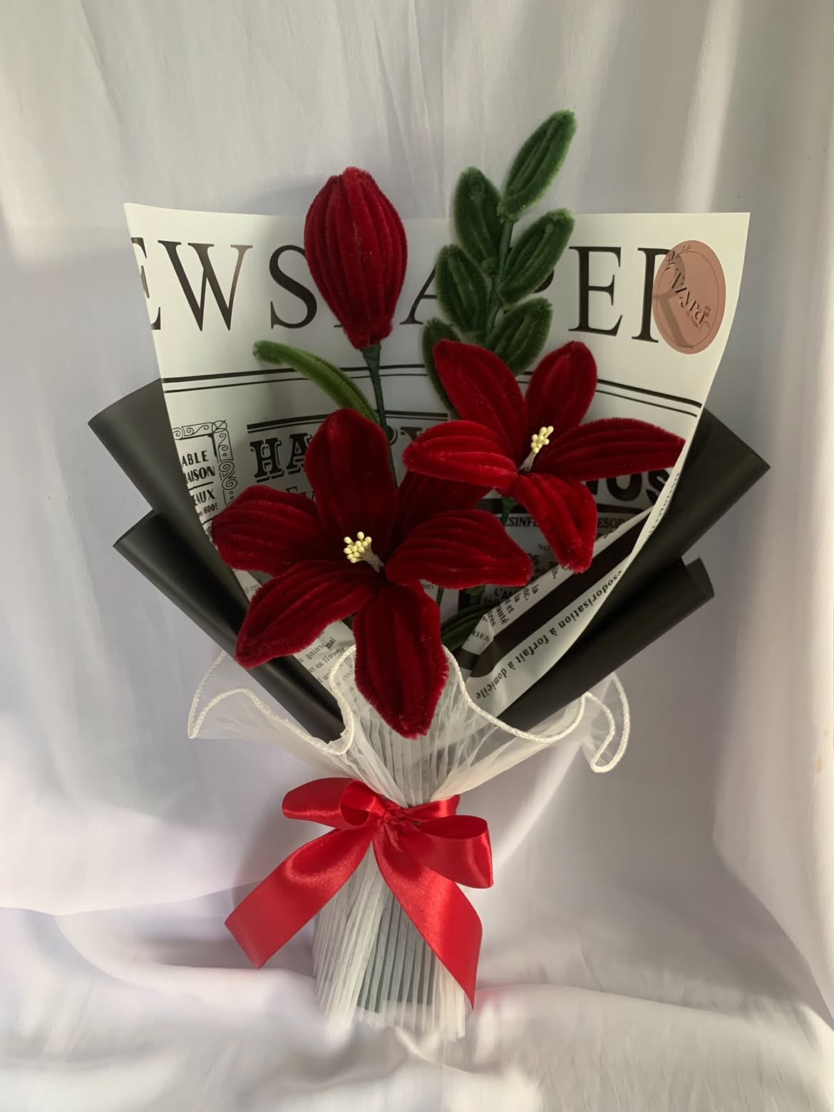 Red Lily Forever Love Bouquet