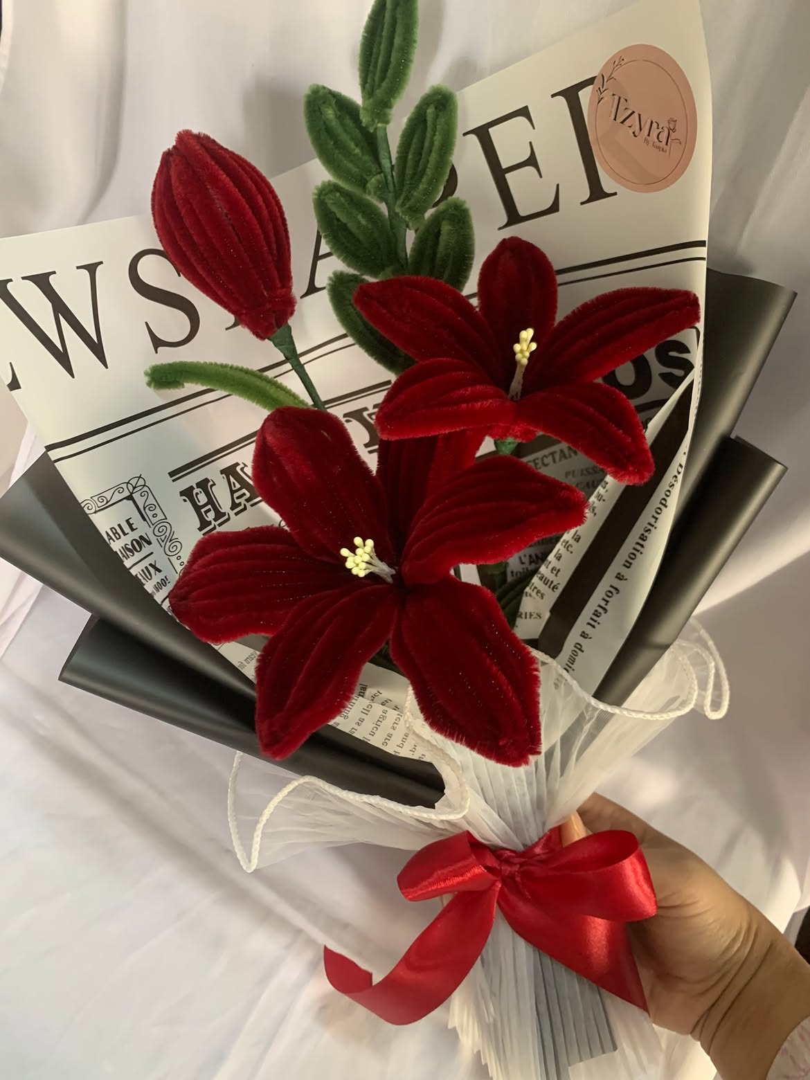 Red Lily Forever Love Bouquet