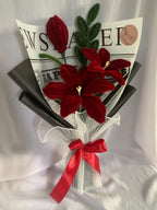 Red Lily Forever Love Bouquet