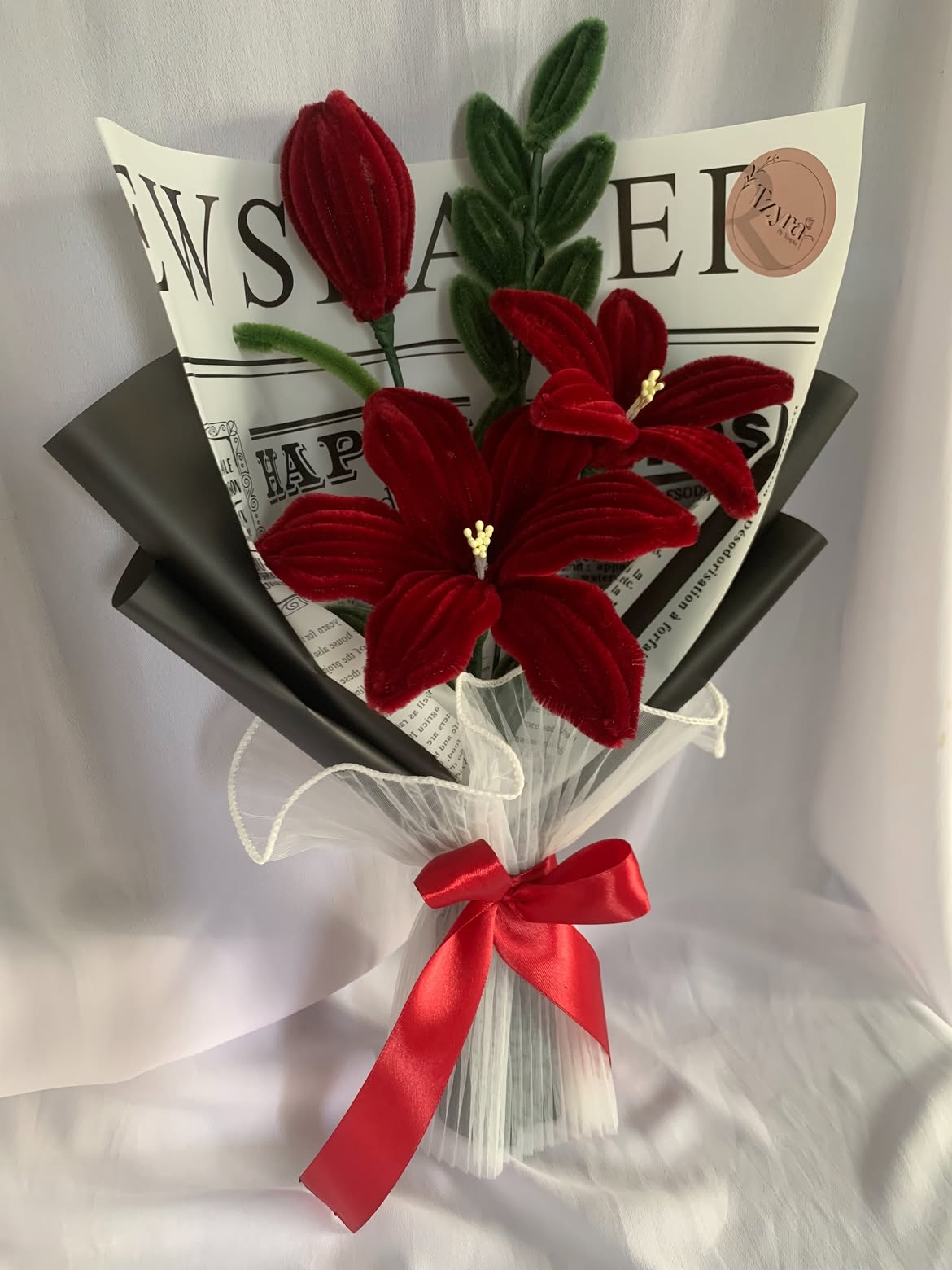 Red Lily Forever Love Bouquet