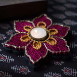 Regal Star String Art Tealight Holder For Diwali - Set of 3