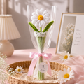 Single Everlasting Bloom Crochet Collection – Pink Lily, Yellow Bud, Sunflower & Daisy