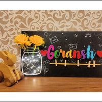 Single Name String Art Name Plate