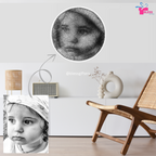 Single Face String Art Portrait for Your Baby, Perfect Gift