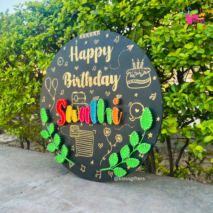 Customized Name String Art | Perfect Handmade Birthday Gift