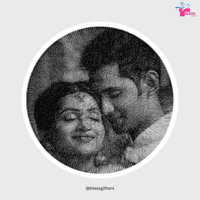 Wedding string art portrait - perfect surprise for couples